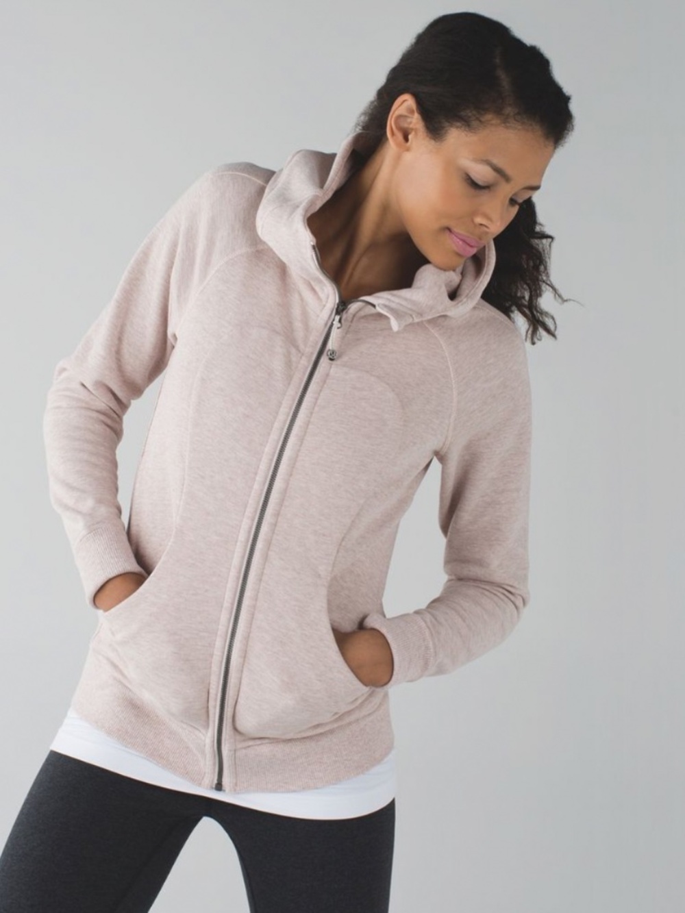 🩷 heather butter pink scuba hoodie 🩷